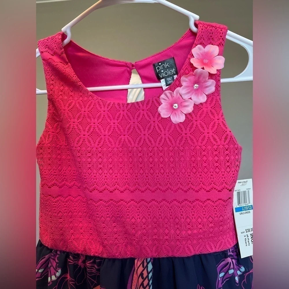 Pink & Violet Girl Dress